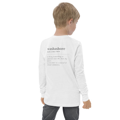 Washashore Youth long sleeve tee