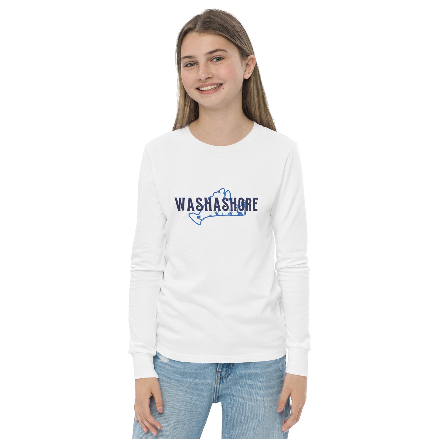 Washashore Youth long sleeve tee