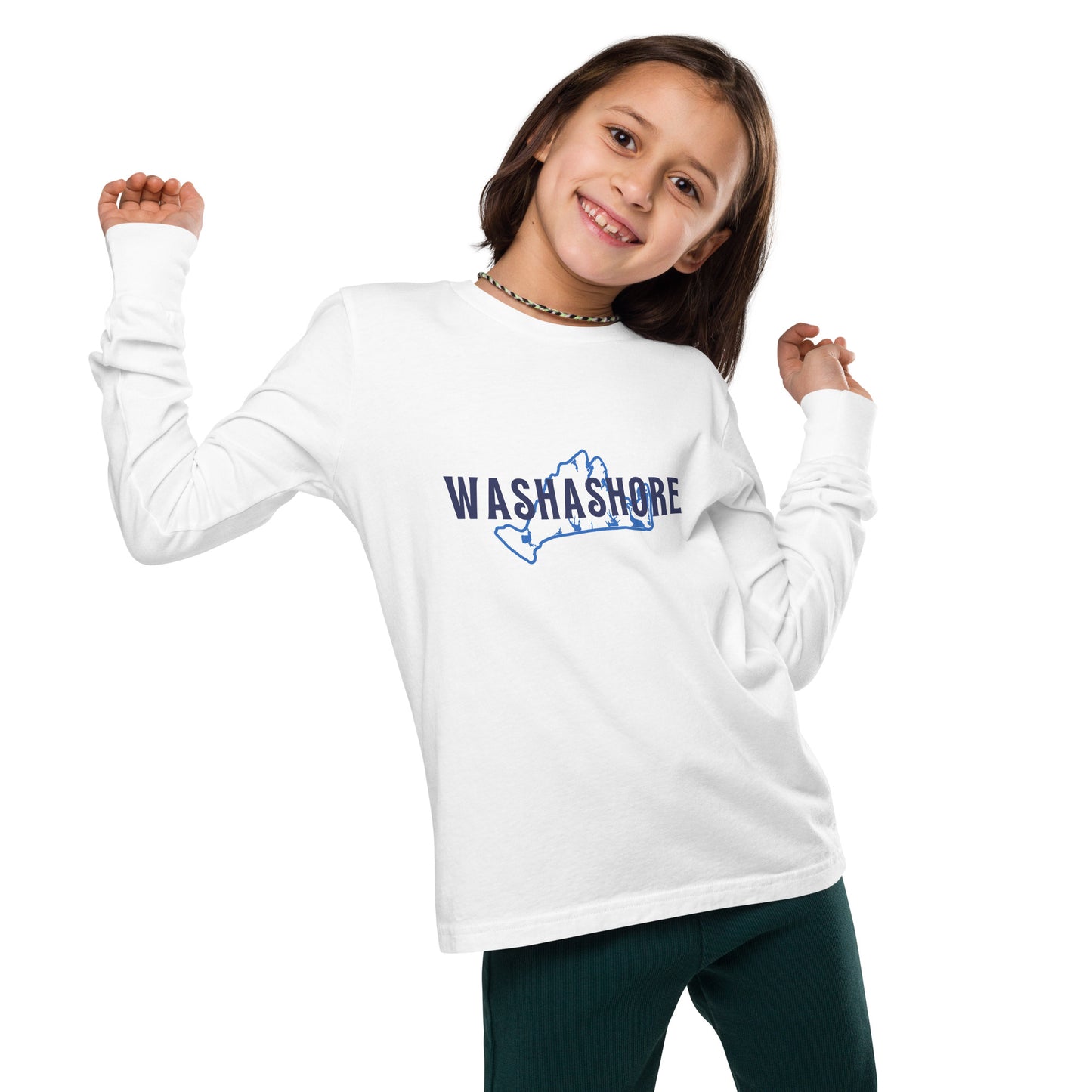 Washashore Youth long sleeve tee