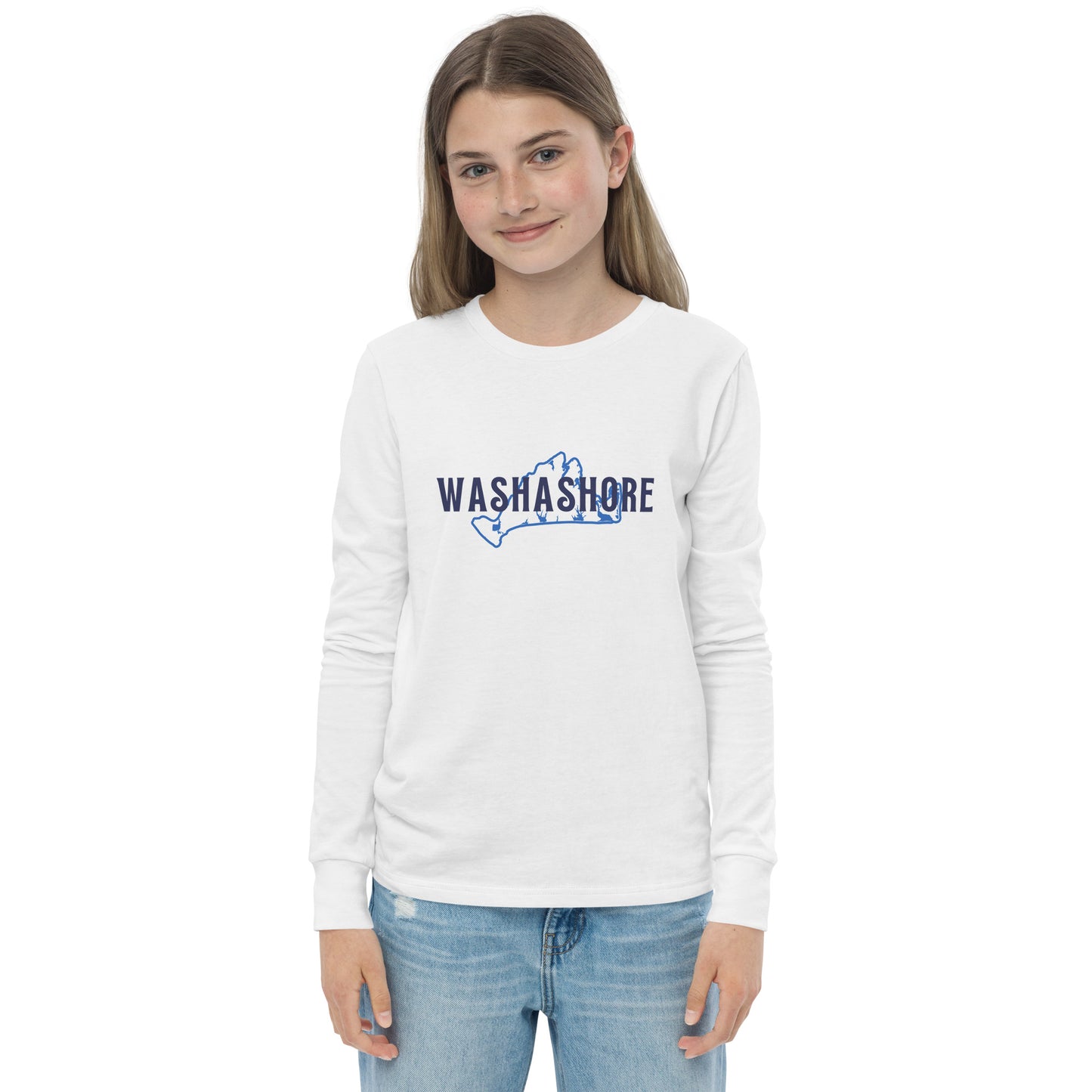 Washashore Youth long sleeve tee