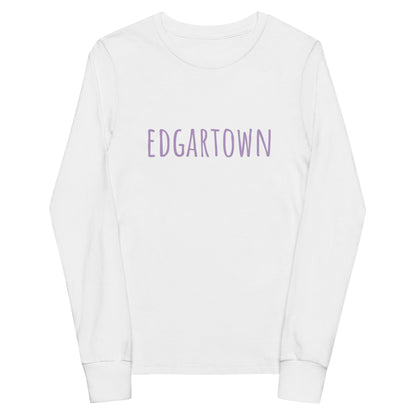 Edgartown Beaches Youth long sleeve tee