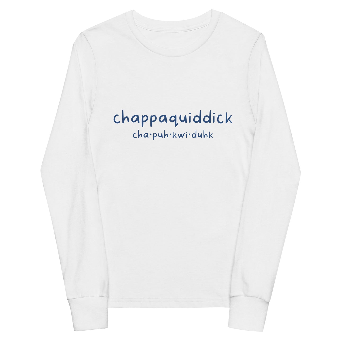 Chappaquiddick (blue) Youth long sleeve tee