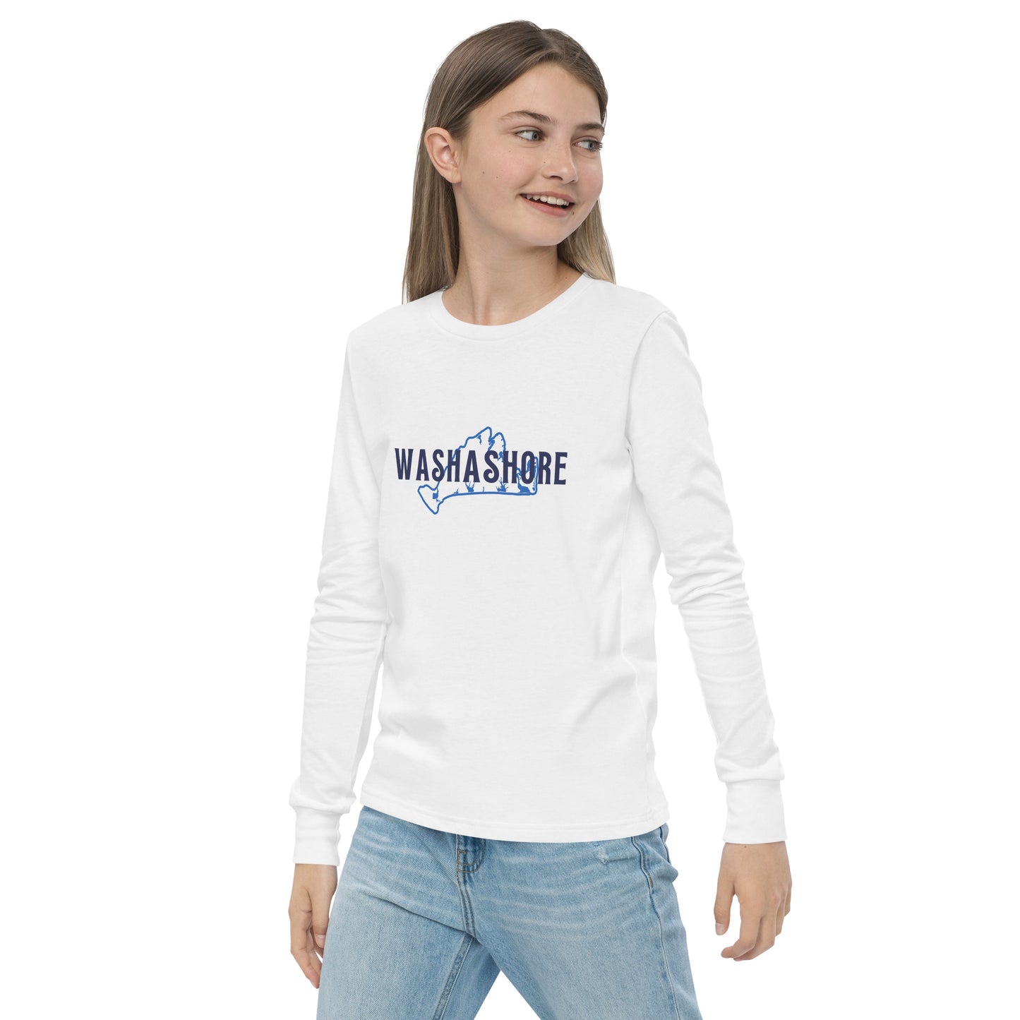 Washashore Youth long sleeve tee