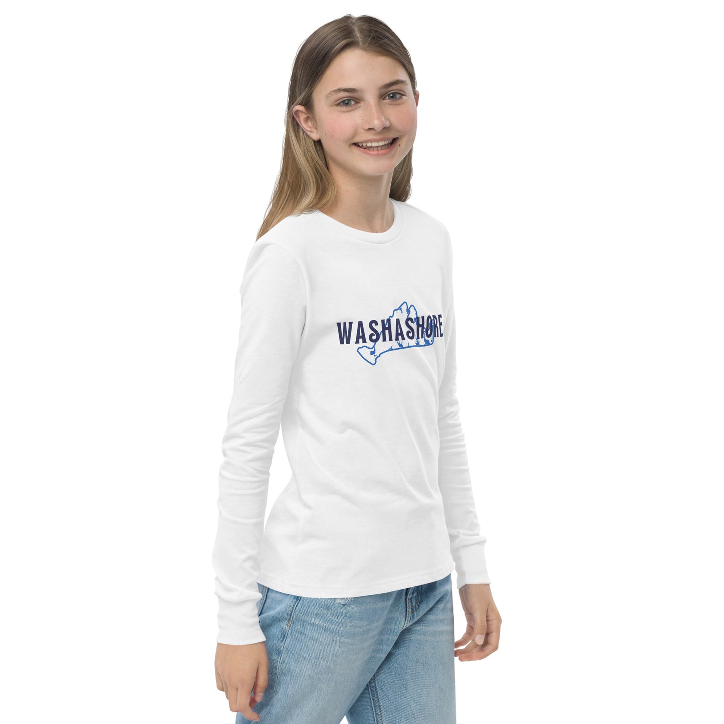 Washashore Youth long sleeve tee