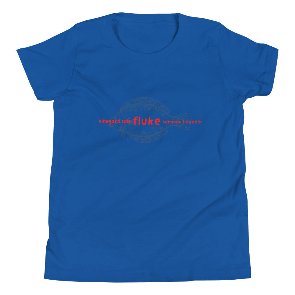 Fluke + Flouder Youth Short Sleeve T-Shirt